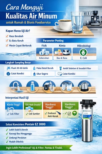 How to Test Drinking Water Quality for Homes & Foodservice Businesses