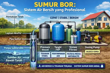 tangki sumur bor