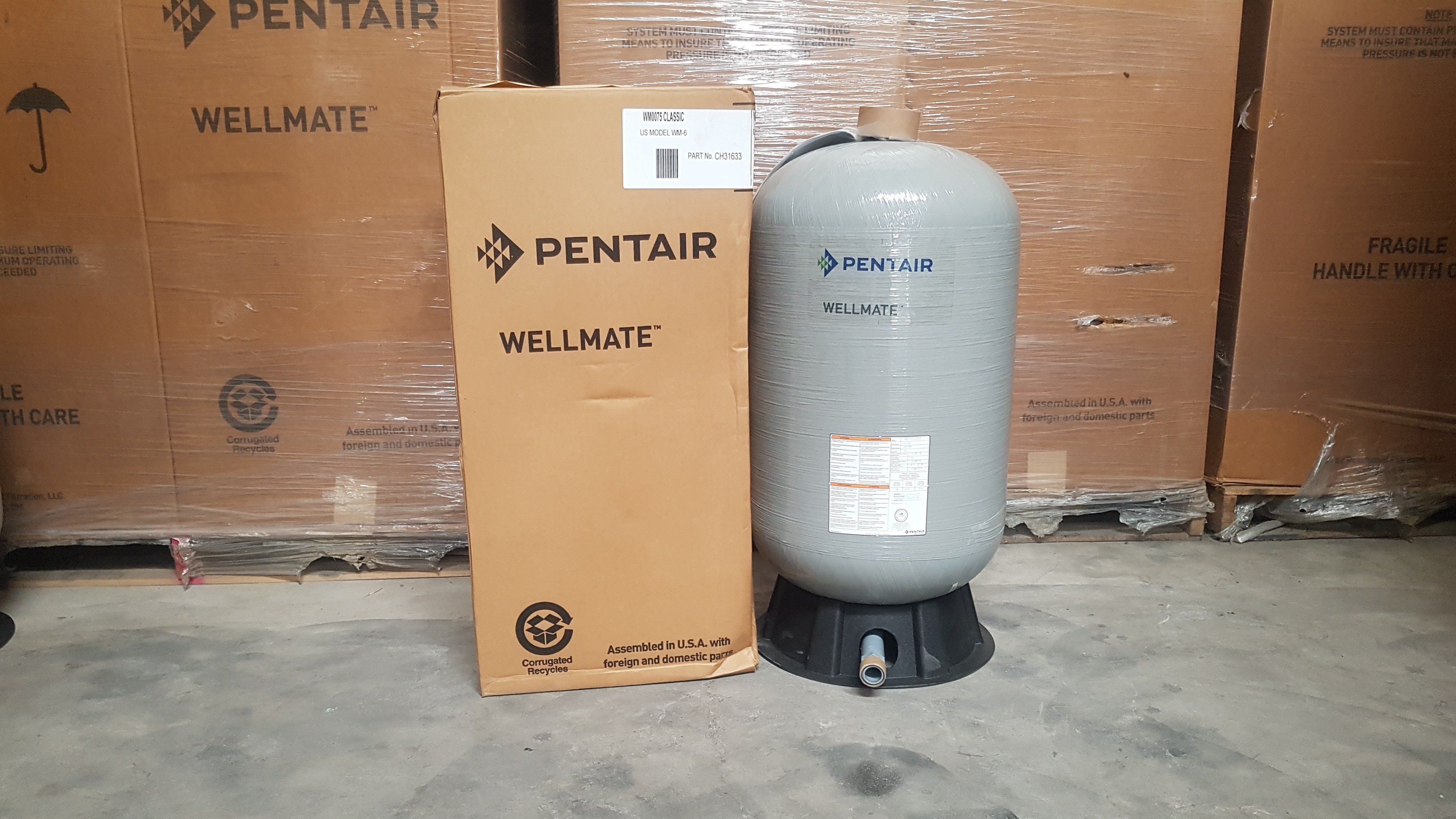 Pressure Tank Wellmate WM-6WM0075 Model Classic PN 31633