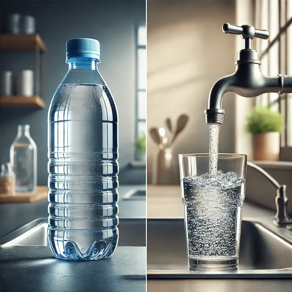 Tap water vs bottled water